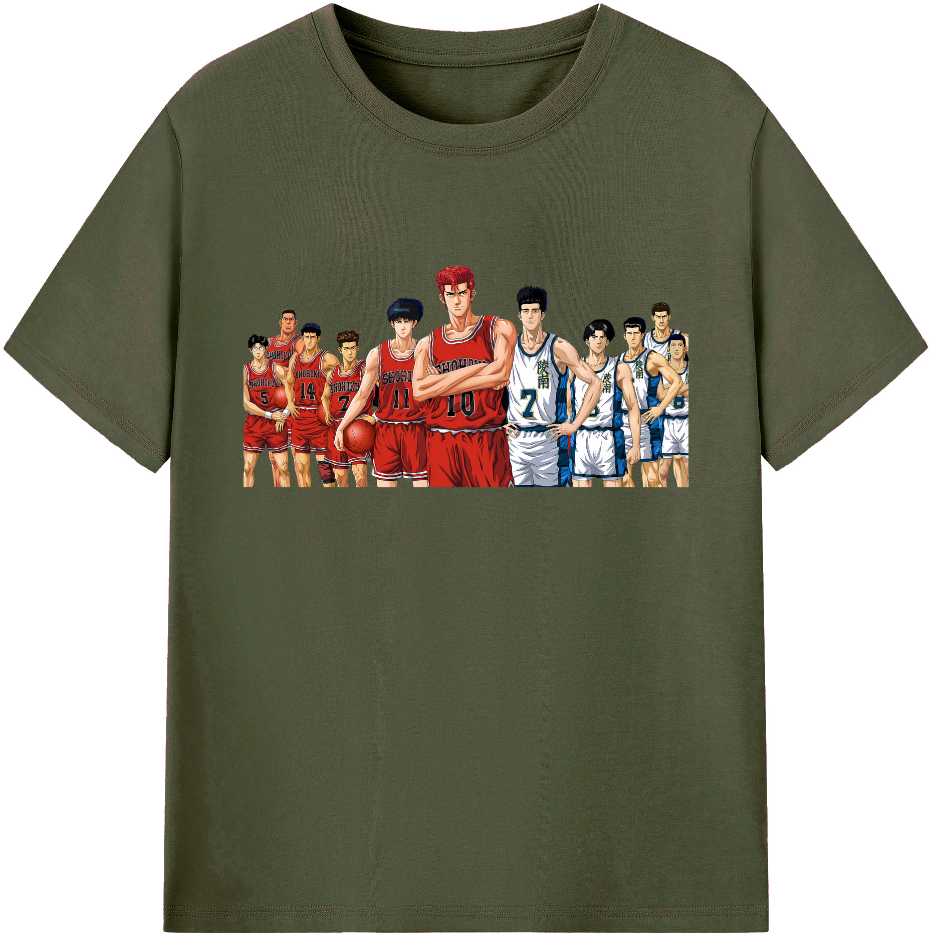 （画像用） SLAM DUNK／スラムダンク 綿100％ メンズ半袖Tシャツ｜肌触りやわらか＆通気性